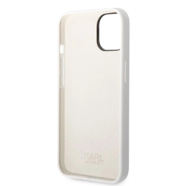 Karl Lagerfeld Silicone Choupette case for iPhone 14 Plus - whiteeng