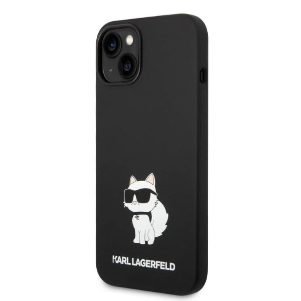 Karl Lagerfeld Silicone Choupette case for iPhone 14 Plus - blackeng