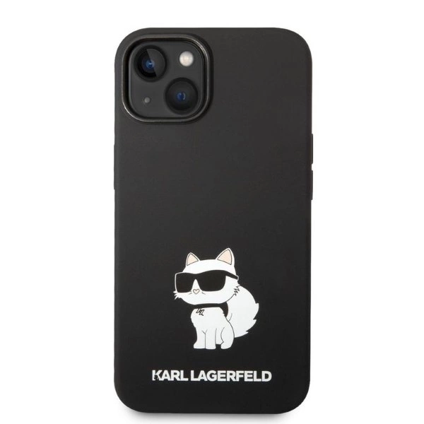 Karl Lagerfeld Silicone Choupette case for iPhone 14 Plus - blackeng