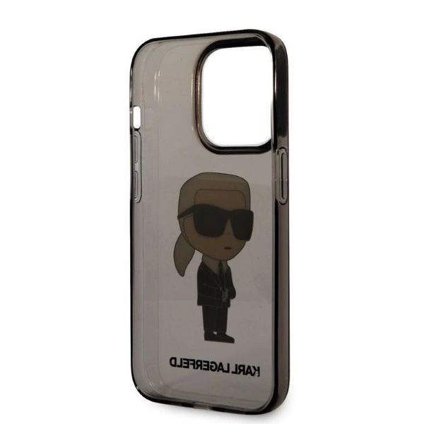 Karl Lagerfeld Ikonik Karl case for iPhone 14 Pro Max - blackeng