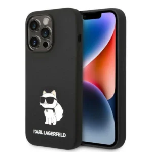 Karl Lagerfeld Silicone Choupette case for iPhone 14 Pro Max - blackeng