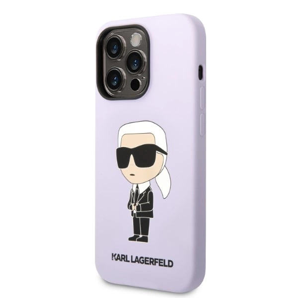 Karl Lagerfeld KLHCP14XSNIKBCU iPhone 14 Pro Max 6.7" hardcase purple/purple Silicone Ikonikeng