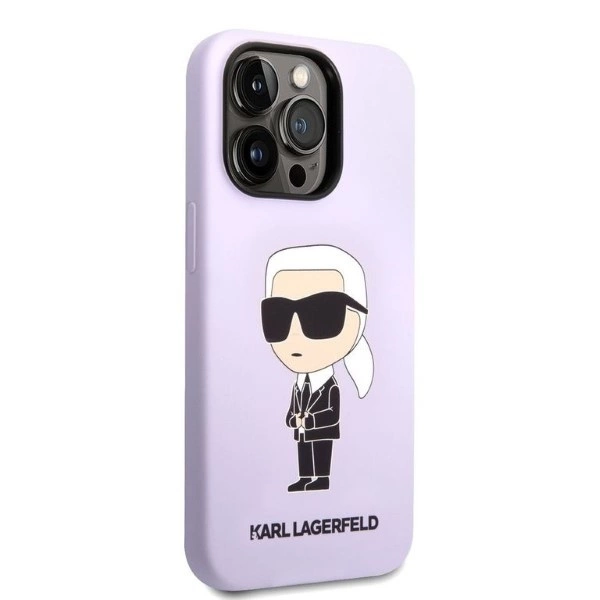 Karl Lagerfeld KLHCP14XSNIKBCU iPhone 14 Pro Max 6.7" hardcase purple/purple Silicone Ikonikeng