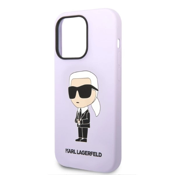 Karl Lagerfeld KLHCP14XSNIKBCU iPhone 14 Pro Max 6.7" hardcase purple/purple Silicone Ikonikeng