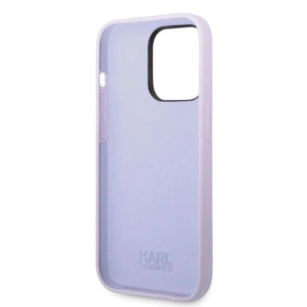 Karl Lagerfeld KLHCP14XSNIKBCU iPhone 14 Pro Max 6.7" hardcase purple/purple Silicone Ikonikeng