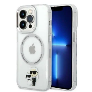 Karl Lagerfeld Iconic Karl&Choupette Magsafe case for iPhone 14 Pro Max - transparenteng