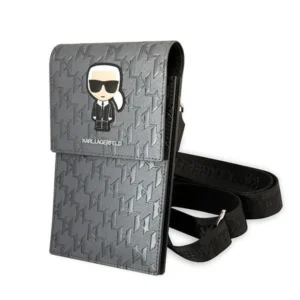 Karl Lagerfeld Ikonik Karl Monogram Patch bag - silvereng