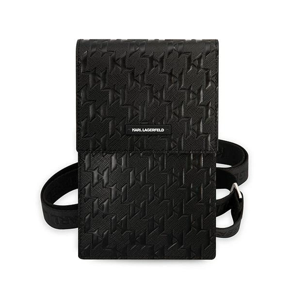 Karl Lagerfeld Handbag KLWBSAMSMK black/black Monogram Plateeng