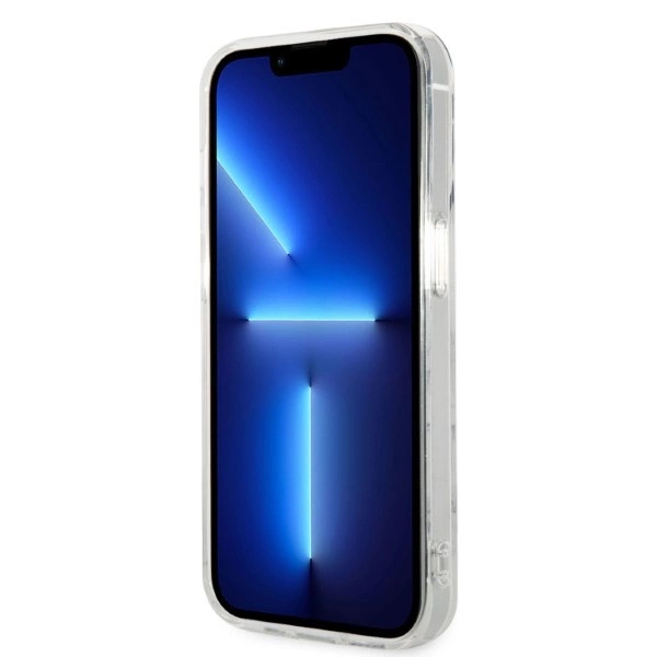 Guess GUBPP14LHMEACSH Case+ Charger Set iPhone 14 Pro 6.1" white/white hard case Marble MagSafeeng