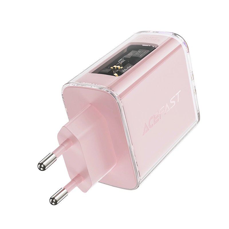 Acefast charger GaN 65W 3 ports (1xUSB, 2xUSB C) purple (A45)eng