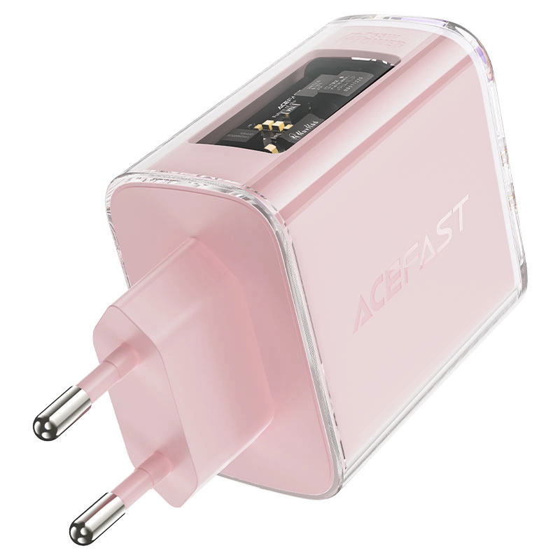 Acefast charger GaN 65W 3 ports (1xUSB, 2xUSB C) green (A45)eng