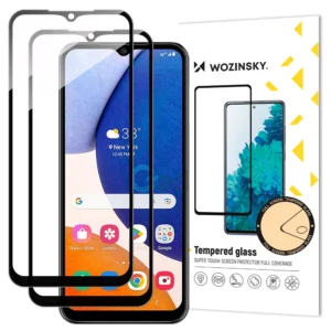 Wozinsky 2x Full Glue Tempered Glass Samsung Galaxy A14 5G / A14 9H Full Screen Tempered Glass with Black Frameeng