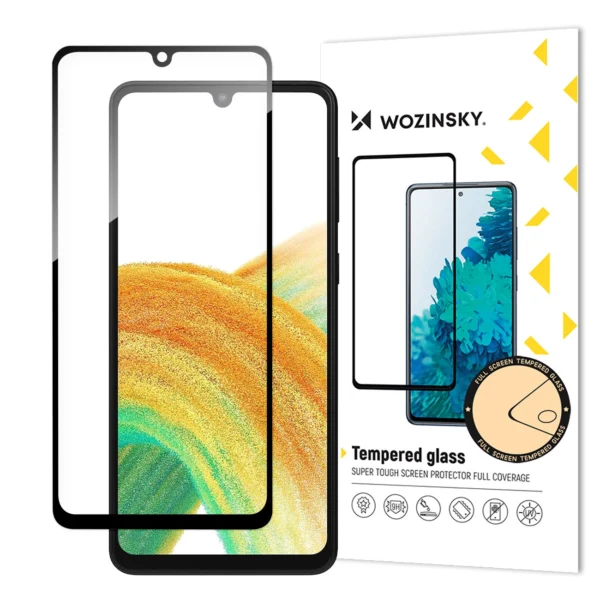 Wozinsky Full Glue Tempered Glass Tempered Glass For Samsung Galaxy A34 5G 9H Full Screen Cover With Black Frameeng