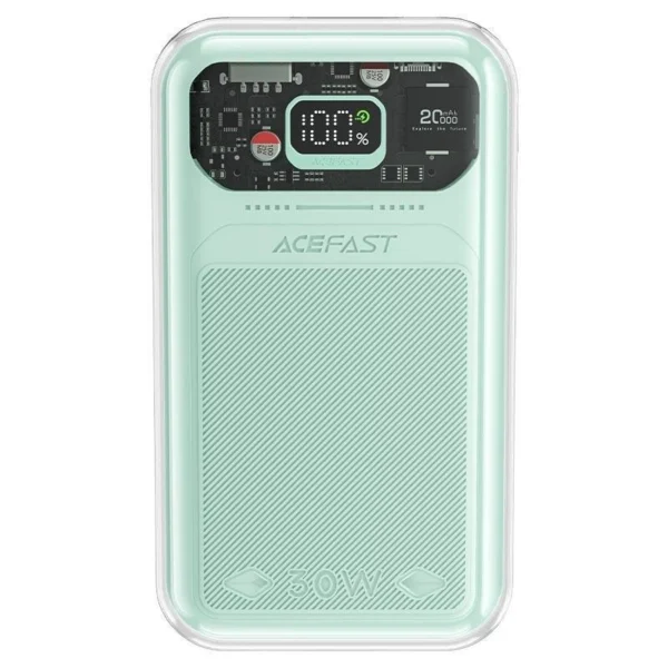 Acefast powerbank 20000mAh Sparkling Series fast charging 30W green (M2)eng