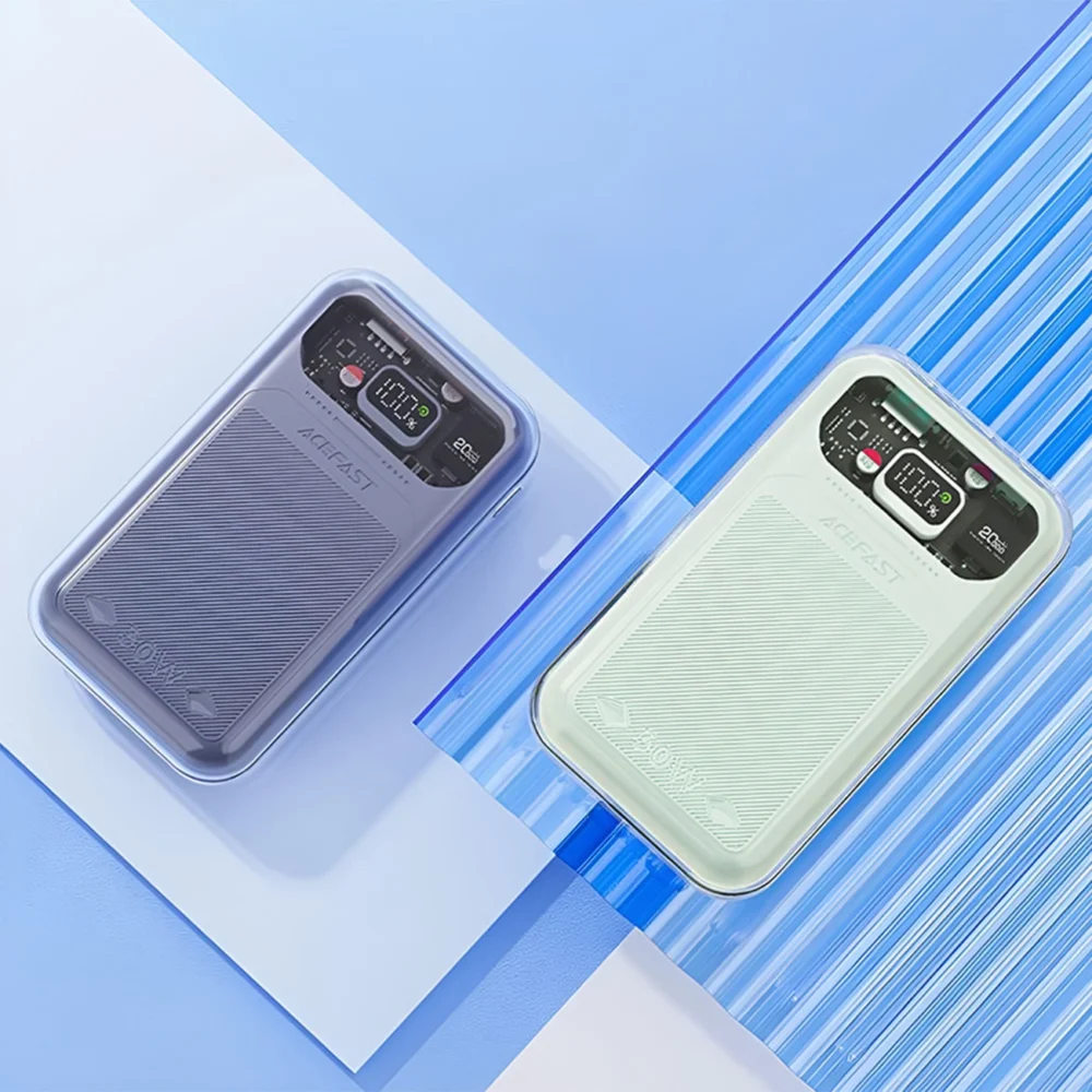 Acefast powerbank 20000mAh Sparkling Series fast charging 30W green (M2)eng