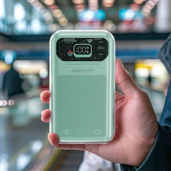 Acefast powerbank 20000mAh Sparkling Series fast charging 30W green (M2)eng
