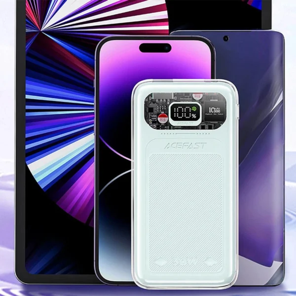 Acefast powerbank 10000mAh Sparkling Series fast charging 30W green (M1)eng