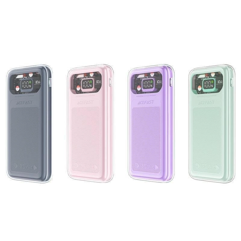 Acefast powerbank 10000mAh Sparkling Series fast charging 30W green (M1)eng
