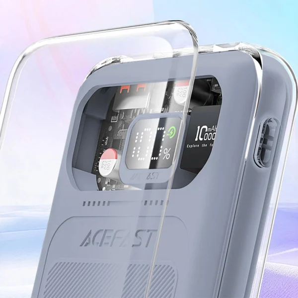 Acefast powerbank 10000mAh Sparkling Series fast charging 30W gray (M1)eng