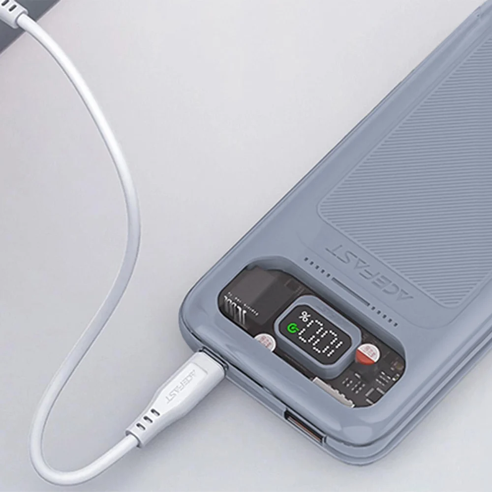 Acefast powerbank 10000mAh Sparkling Series fast charging 30W gray (M1)eng