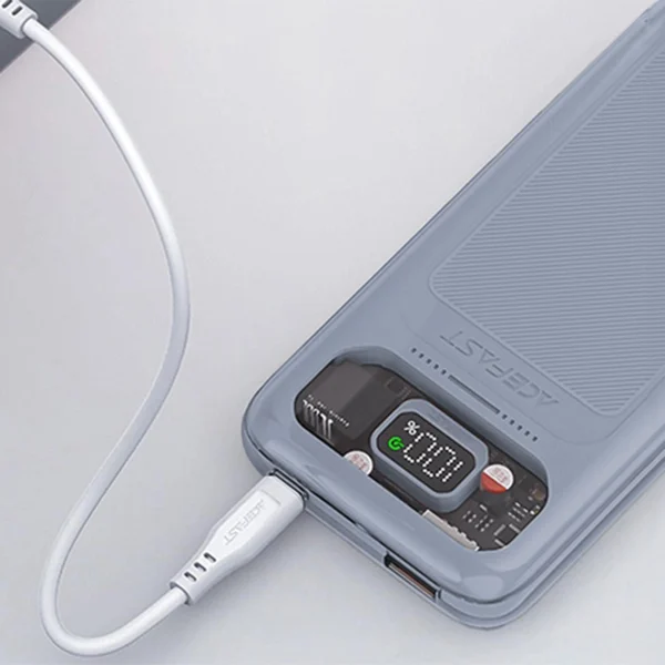 Acefast powerbank 10000mAh Sparkling Series fast charging 30W gray (M1)eng