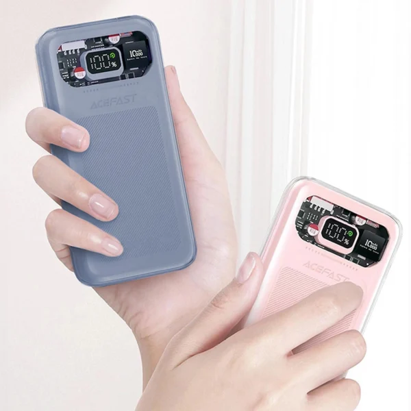 Acefast powerbank 10000mAh Sparkling Series fast charging 30W gray (M1)eng