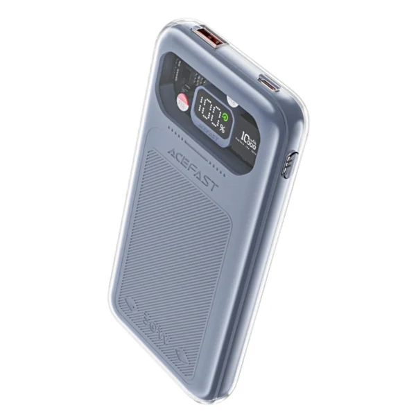 Acefast powerbank 10000mAh Sparkling Series fast charging 30W gray (M1)eng