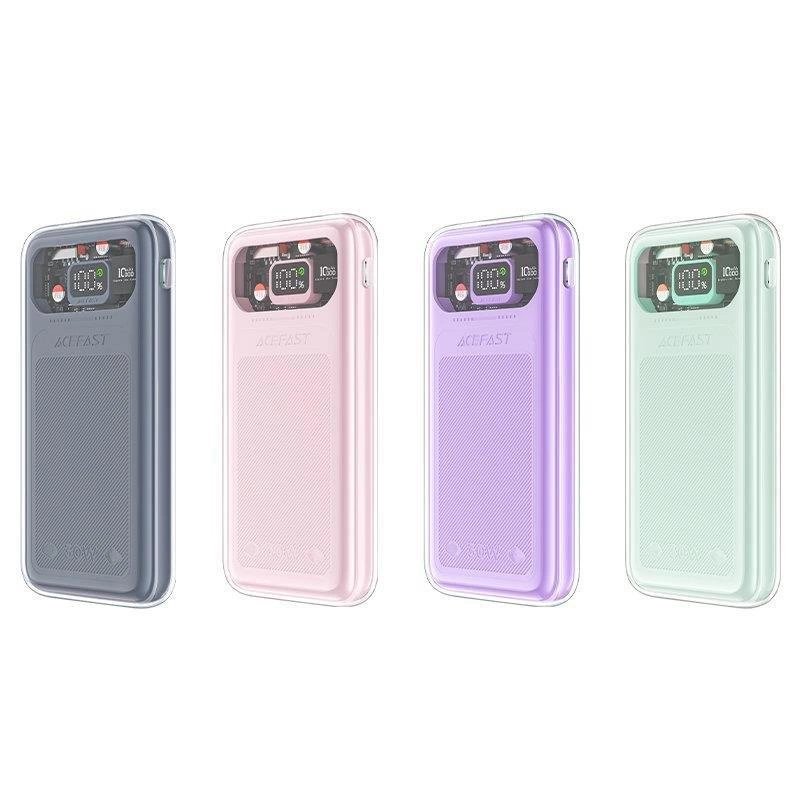Acefast powerbank 10000mAh Sparkling Series fast charging 30W gray (M1)eng