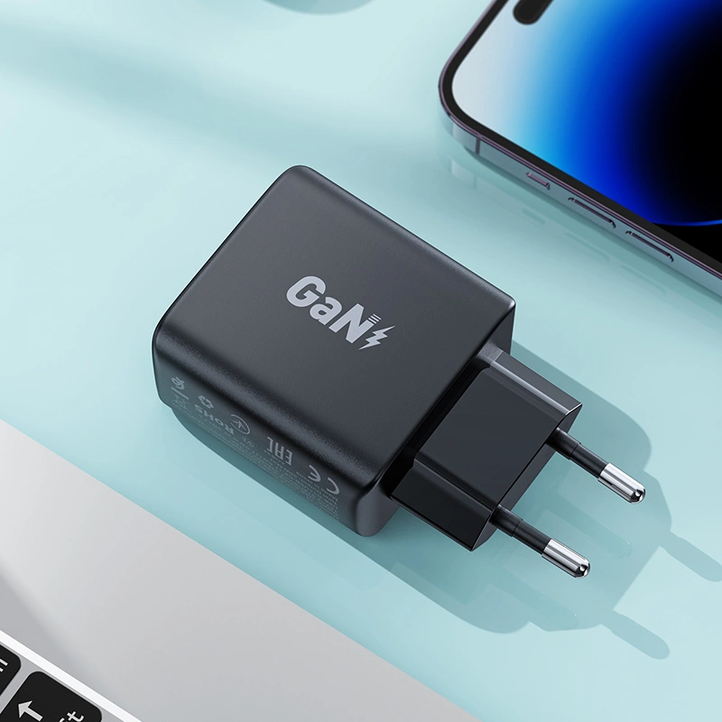 Fast charger GaN 35W PD 2x USB C Acefast A49 - blackeng