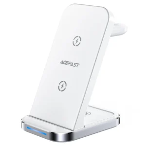 Acefast E15 3in1 wireless charging station for iPhone, AirPods, Apple Watch - whiteeng