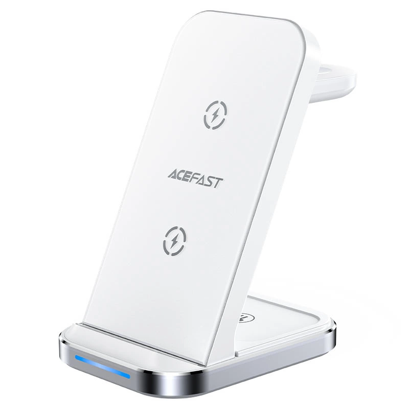 Acefast E15 3in1 wireless charging station for iPhone, AirPods, Apple Watch - whiteeng