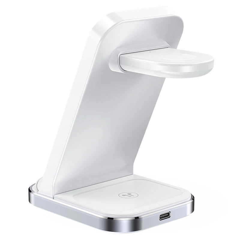 Acefast E15 3in1 wireless charging station for iPhone, AirPods, Apple Watch - whiteeng
