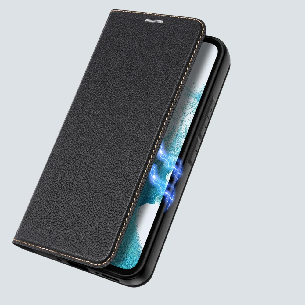 Dux Ducis Skin X2 case for Samsung Galaxy A54 5G flip cover wallet stand blackeng