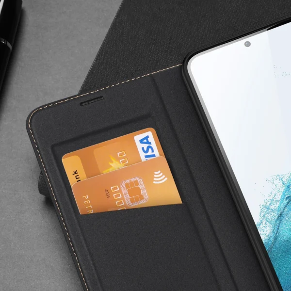 Dux Ducis Skin X2 case for Samsung Galaxy A54 5G flip cover wallet stand blackeng