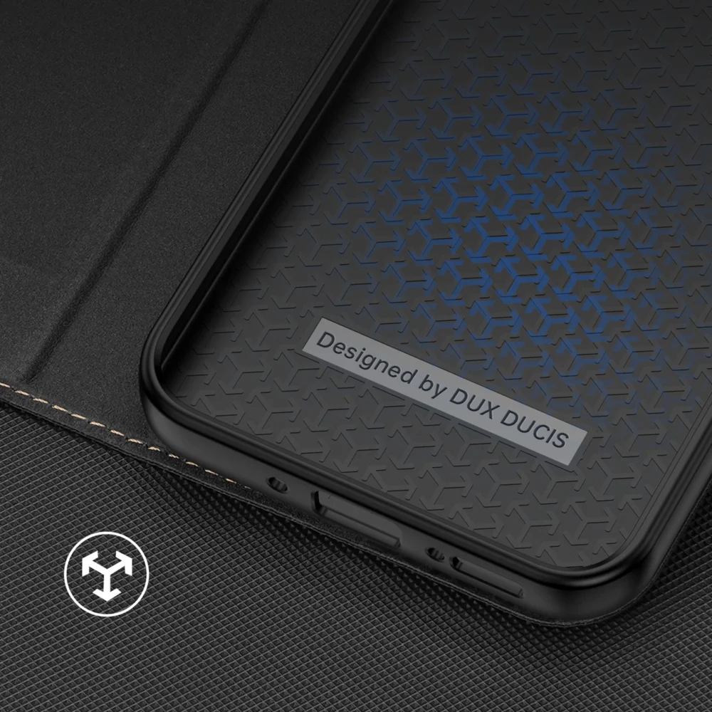 Dux Ducis Skin X2 case for Samsung Galaxy A54 5G flip cover wallet stand blackeng