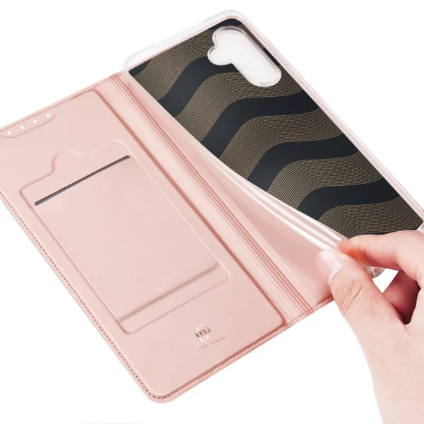 Dux Ducis Skin Pro Case for Samsung Galaxy A34 5G Flip Card Wallet Stand Pinkeng