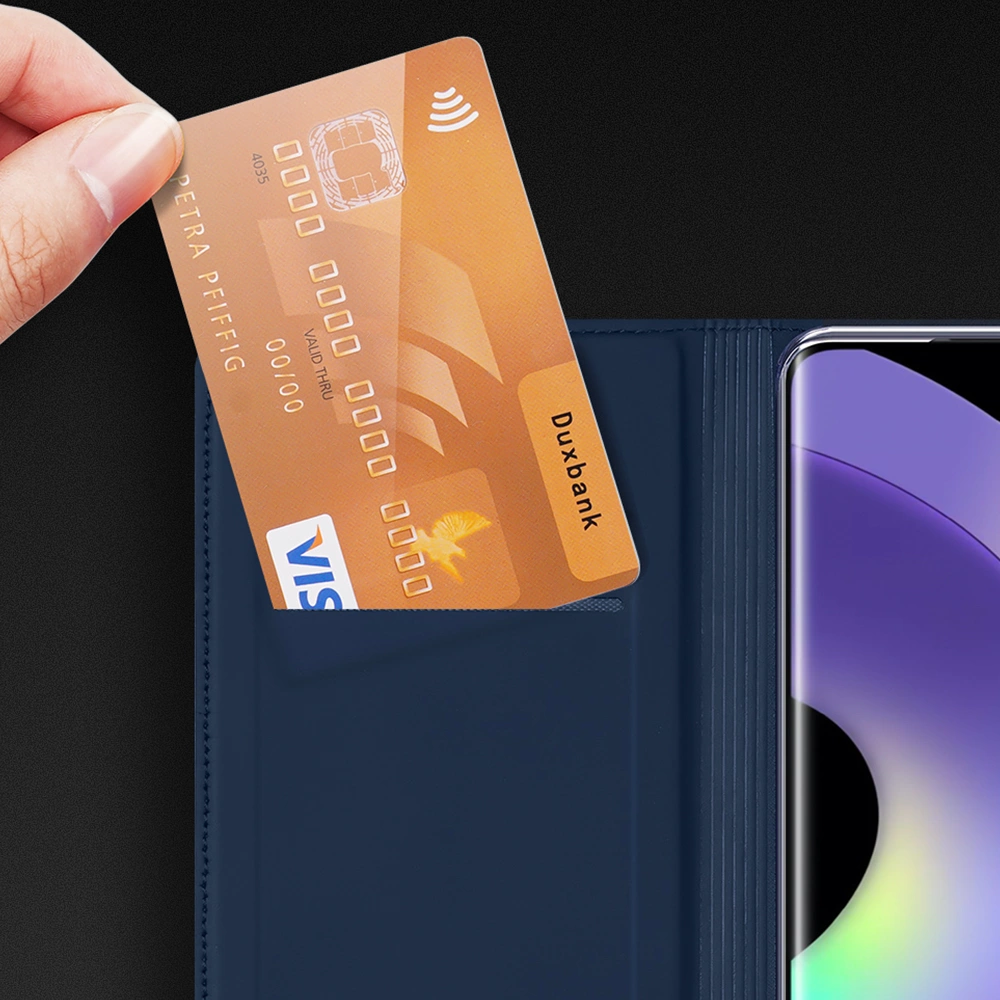 Dux Ducis Skin Pro case for Samsung Galaxy A54 5G flip cover card wallet stand blueeng