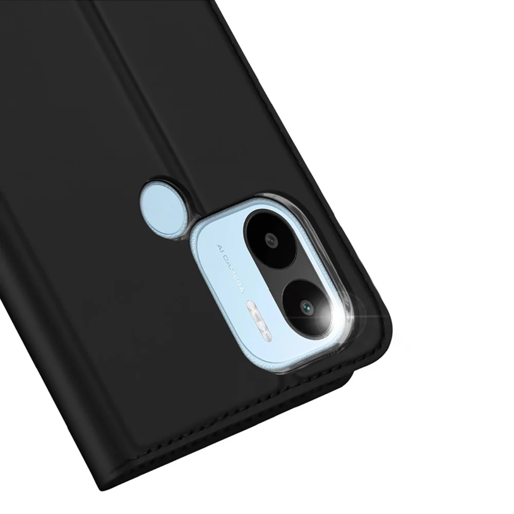 Dux Ducis Skin Pro Case for Xiaomi Redmi A1+ Flip Card Wallet Stand Blackeng