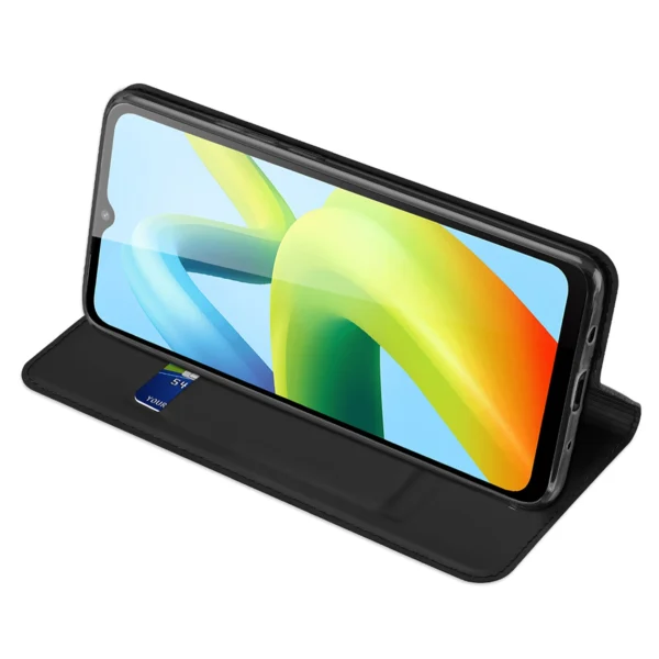 Dux Ducis Skin Pro Case for Xiaomi Redmi A1+ Flip Card Wallet Stand Blackeng