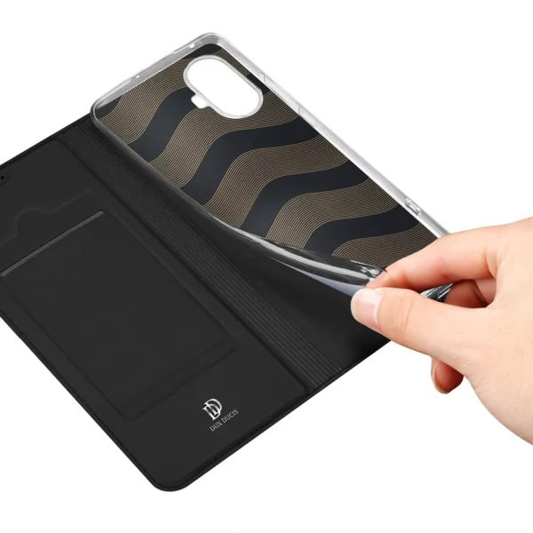 Dux Ducis Skin Pro case for Realme 10 Pro+ flip cover card wallet stand blackeng
