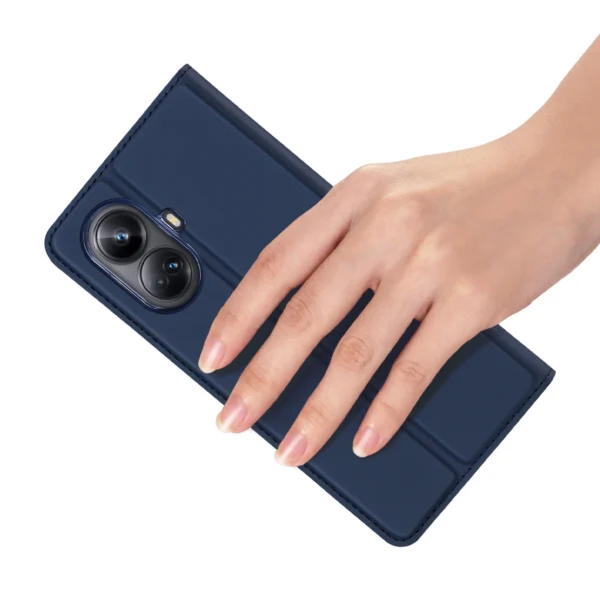 Dux Ducis Skin Pro case for Realme 10 Pro+ flip cover card wallet stand blueeng