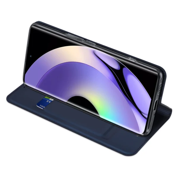 Dux Ducis Skin Pro case for Realme 10 Pro+ flip cover card wallet stand blueeng