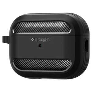 Spigen Rugged Armor Case for Apple AirPods Pro 1 / 2 - Matte Blackeng