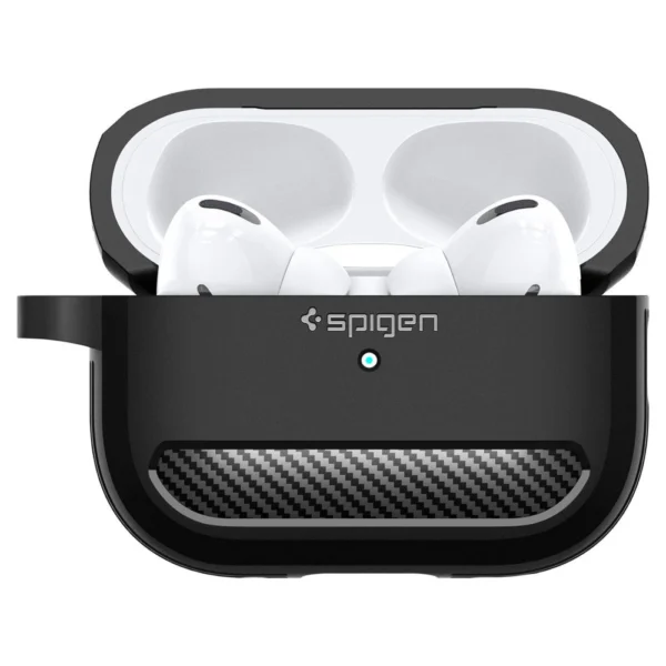 Spigen Rugged Armor Case for Apple AirPods Pro 1 / 2 - Matte Blackeng