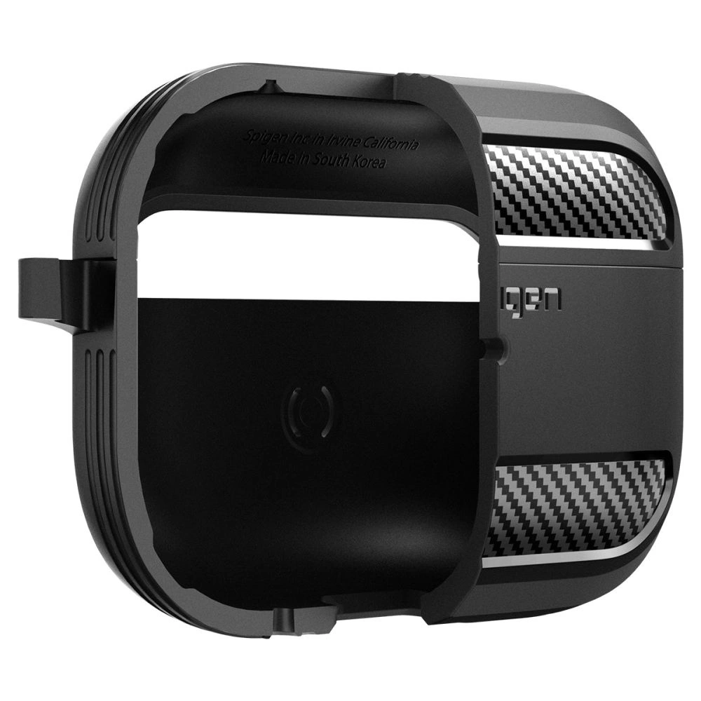 Spigen Rugged Armor Case for Apple AirPods Pro 1 / 2 - Matte Blackeng