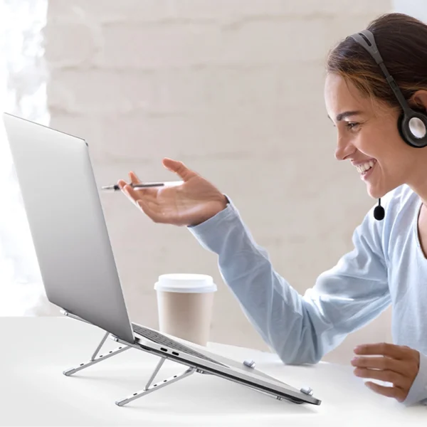 Ugreen foldable adjustable laptop stand silver (LP451)eng