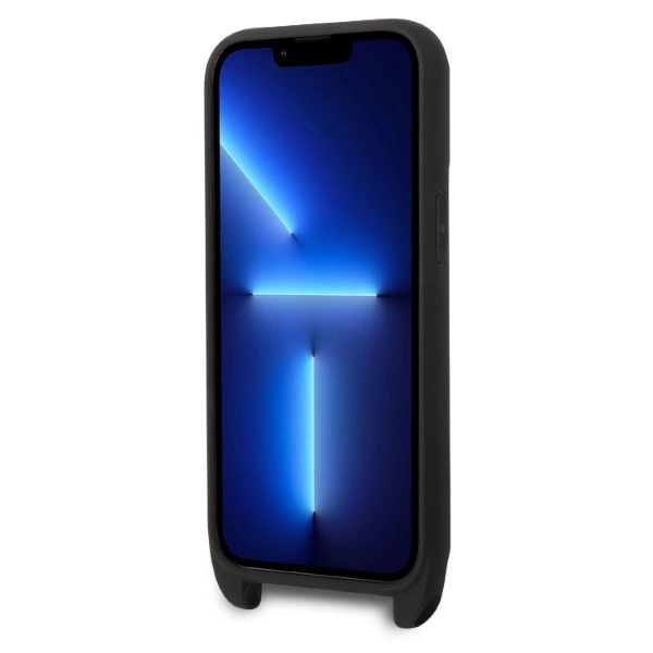 Karl Lagerfeld KLHCP14LSTKMK iPhone 14 Pro 6.1" black/black hardcase Monogram Ikonik Patcheng