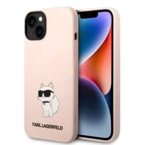 Karl Lagerfeld KLHCP14MSNCHBCP iPhone 14 Plus 6.7" hardcase pink/pink Silicone Choupetteeng