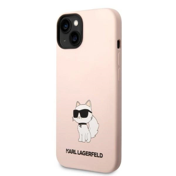 Karl Lagerfeld KLHCP14MSNCHBCP iPhone 14 Plus 6.7" hardcase pink/pink Silicone Choupetteeng