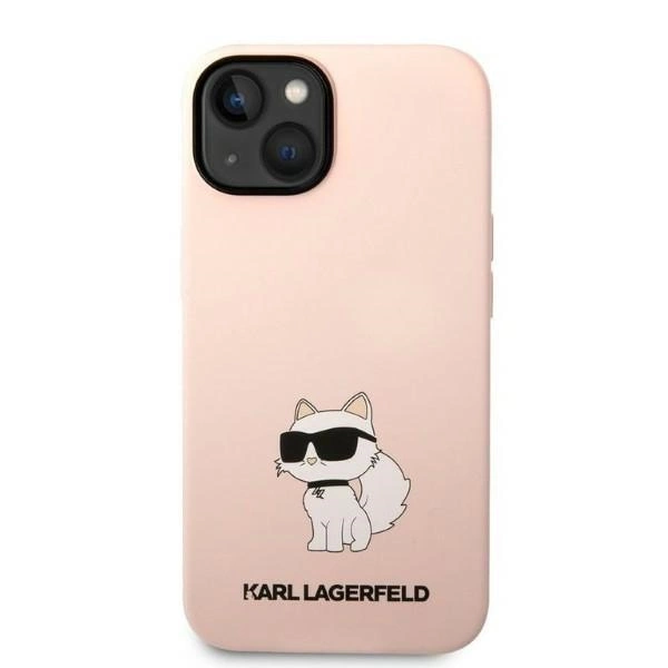 Karl Lagerfeld KLHCP14MSNCHBCP iPhone 14 Plus 6.7" hardcase pink/pink Silicone Choupetteeng